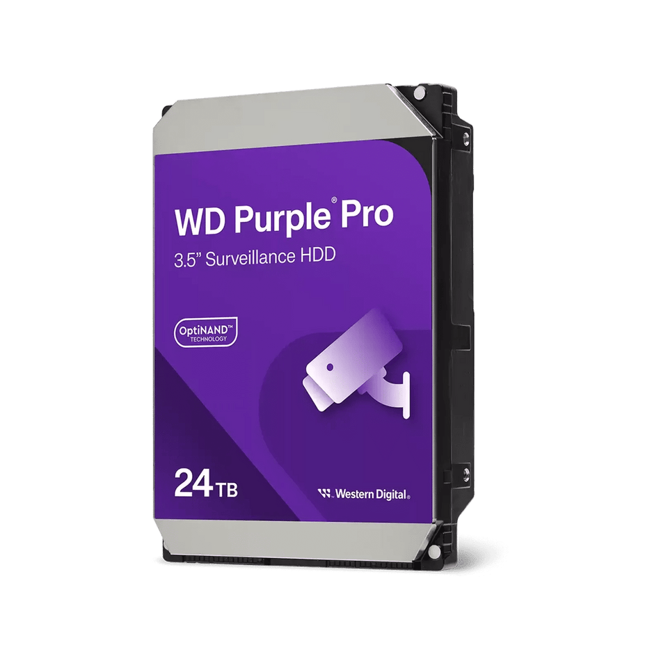 WD Purple PRO with AI 24TB SATA 3.5" Surveillance Internal HDD