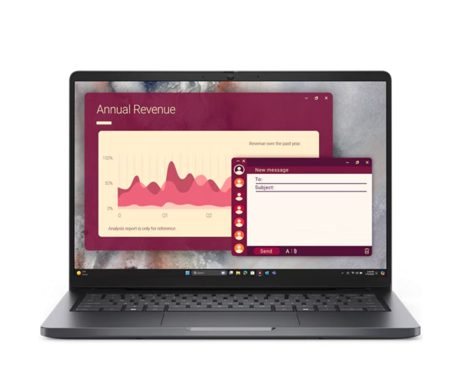Dell Pro 14 PC14250/U5 235U/1x16GB DDR5/512GB SSD/14.0” FHD+/Integrated/FgrPr/FHD/IR Cam/Mic/WLAN + BT/Backlit Kb/3 Cell/W11Pro/3Y ProSpt