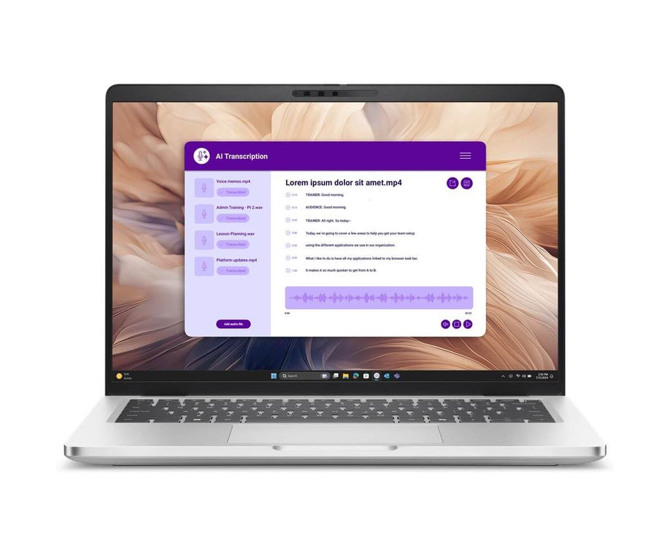 Dell Pro 14 Plus PB14250/U7 265U/1x16GB DDR5/512GB SSD/14.0” FHD+/Integrated/FgrPr/FHD/IR Cam/Mic/WLAN + BT/Backlit Kb/4G/3 Cell/W11Pro/3Y ProSpt