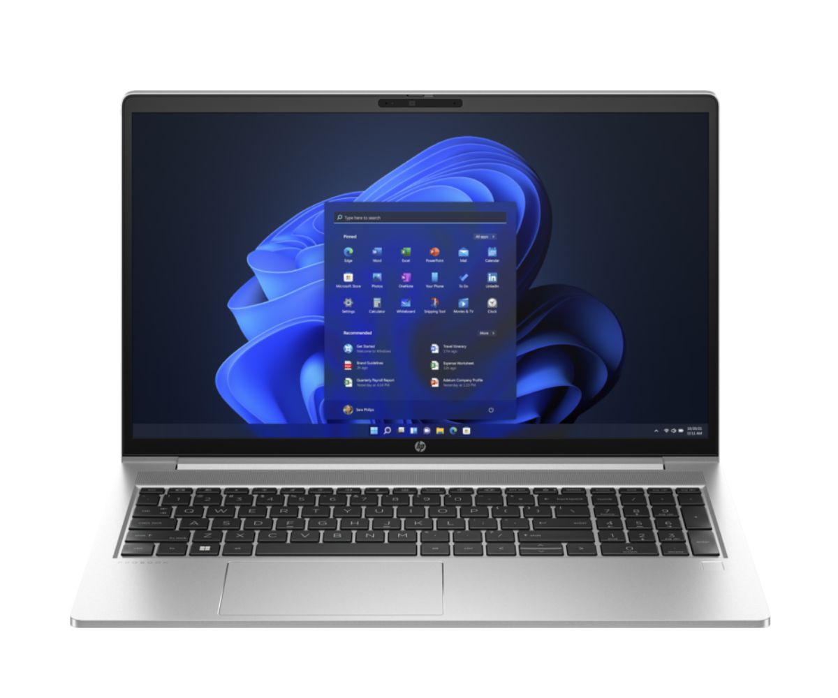 HP ProBook 450 G10 Core i7 1355U 16GB (1x16GB) DDR4 3200 512GB PCIe NVMe SSD 15.6 FHD AG UWVA 250 HD NarrowBezel Win 11 Pro 64 Dual AryMicUSB2 WFOVCamera Clickpad with numeric keypad Wi Fi 6+BT5.3 HP 3 year NBD Onsite