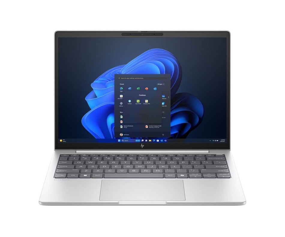 HP EliteBook 8 G1i 13 Notebook AI PC Ultra 7 255U 32GB (1x32GB) DDR5 1TB PCIe NVMe TLC SSD 13.3 WUXGAUWVA3005MP IR ISP+ 60Hz bnt Panel Win 11 Pro 64 Dual AryMic 5MP USB2 IR WFOVCamera / for TBT Clickpad Backlit kbd HP 3y Onsite TRV NB Supp