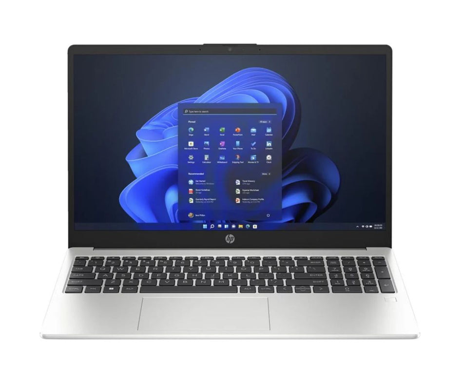 HP Notebook 250 G10 Core i3 1315U 8GB 1D DDR4 3200 256GB PCIe NVMe SSD 15.6 FHD AG SVA 250 Wi Fi 6 +BT 5.3W Flint Opaque kbd TP Imagepad num kypd kbd Turbo Silver HD Webcam No Fingerprint Sencer Win 11 Pro HP 1 Year Carry in